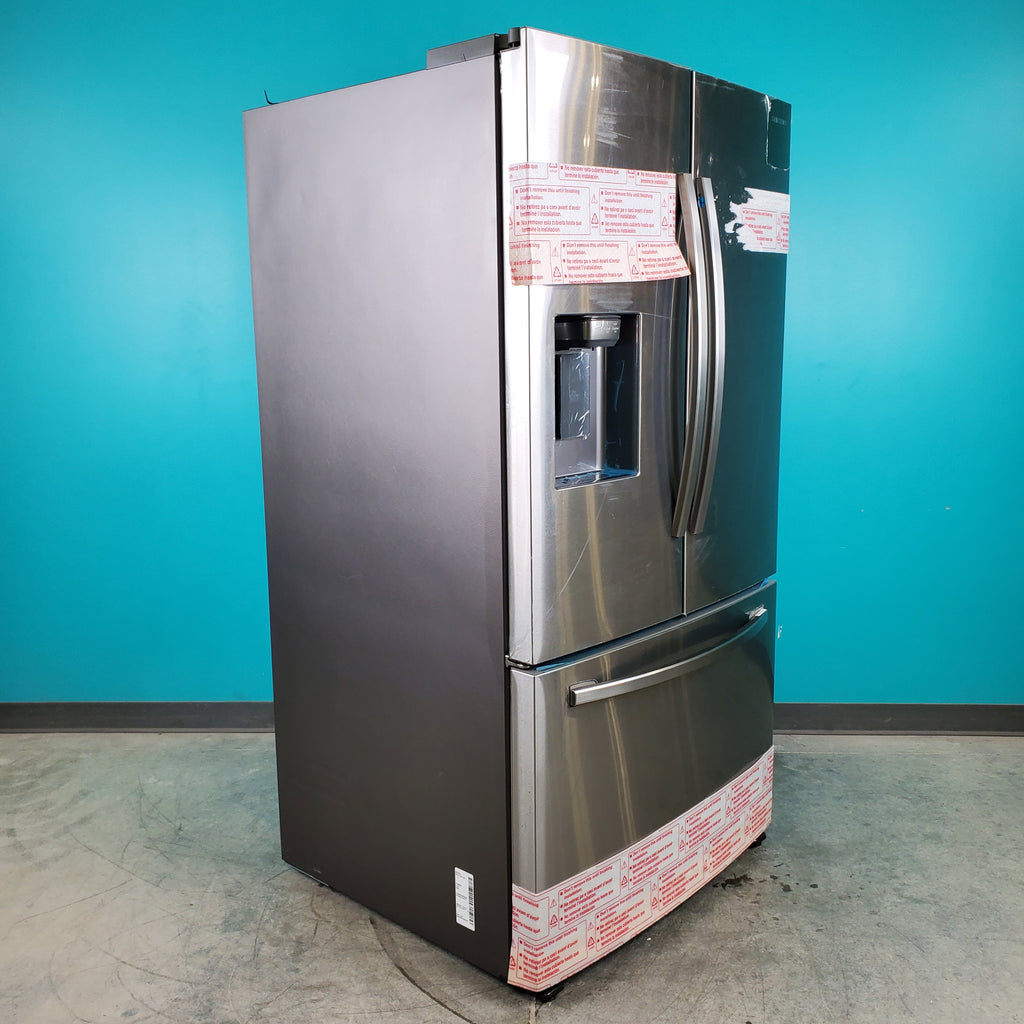 Pictures of Stainless Steel ENERGY STAR Samsung 27 cu. ft. 3 Door French Door Refrigerator with Dual Ice Makers- Scratch & Dent - Minor - Neu Appliance Outlet - Discount Appliance Outlet in Austin, Tx