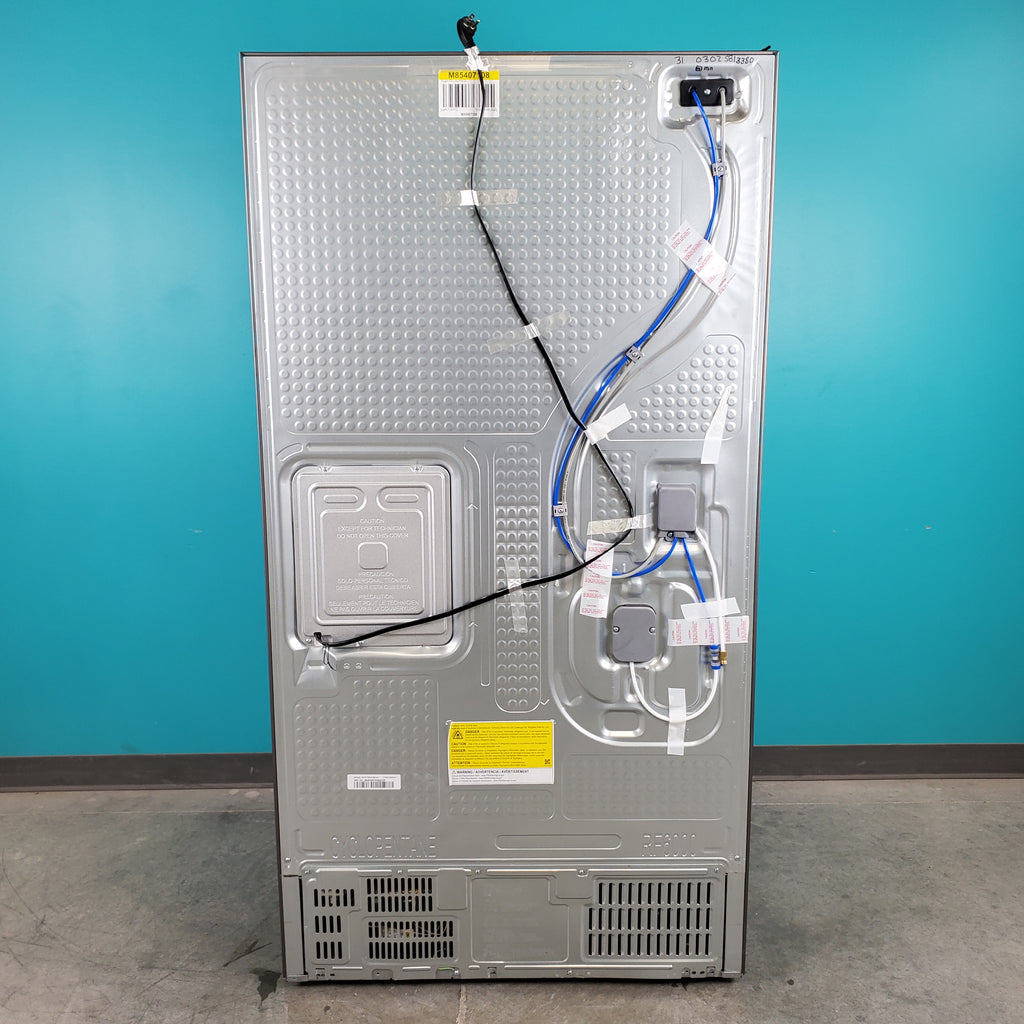 Pictures of Stainless Steel ENERGY STAR Samsung 27 cu. ft. 3 Door French Door Refrigerator with Dual Ice Makers- Scratch & Dent - Minor - Neu Appliance Outlet - Discount Appliance Outlet in Austin, Tx