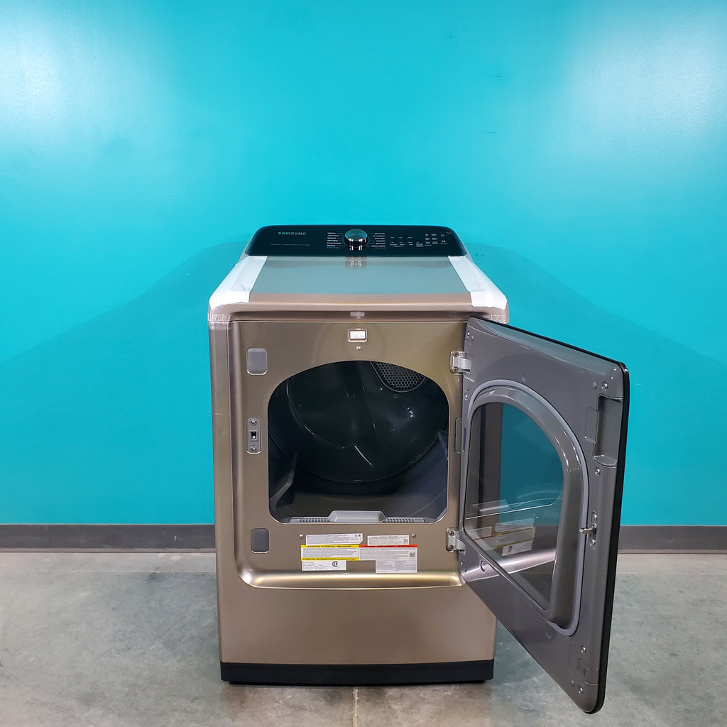Pictures of Champagne Samsung 7.4 cu. ft. Gas Dryer with Steam - Scratch & Dent - Minor - Neu Appliance Outlet - Discount Appliance Outlet in Austin, Tx