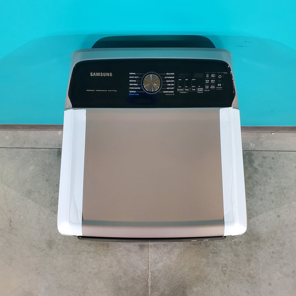 Pictures of Champagne Samsung 7.4 cu. ft. Gas Dryer with Steam - Scratch & Dent - Minor - Neu Appliance Outlet - Discount Appliance Outlet in Austin, Tx
