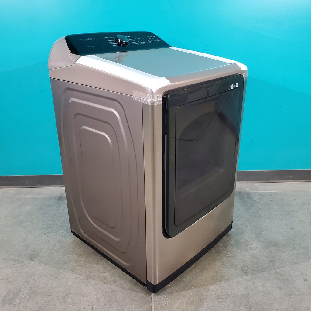 Pictures of Champagne Samsung 7.4 cu. ft. Gas Dryer with Steam - Scratch & Dent - Minor - Neu Appliance Outlet - Discount Appliance Outlet in Austin, Tx