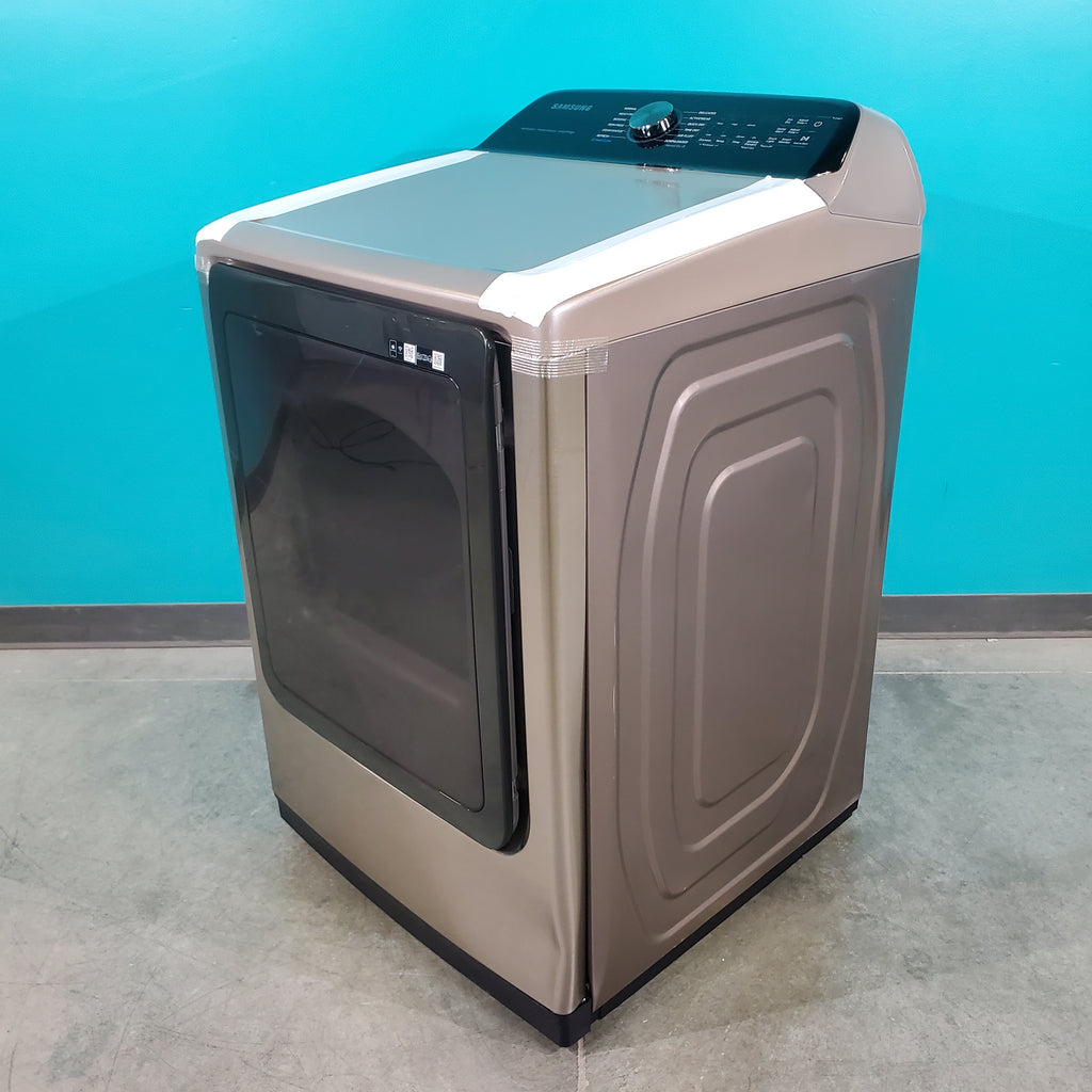 Pictures of Champagne Samsung 7.4 cu. ft. Gas Dryer with Steam - Scratch & Dent - Minor - Neu Appliance Outlet - Discount Appliance Outlet in Austin, Tx