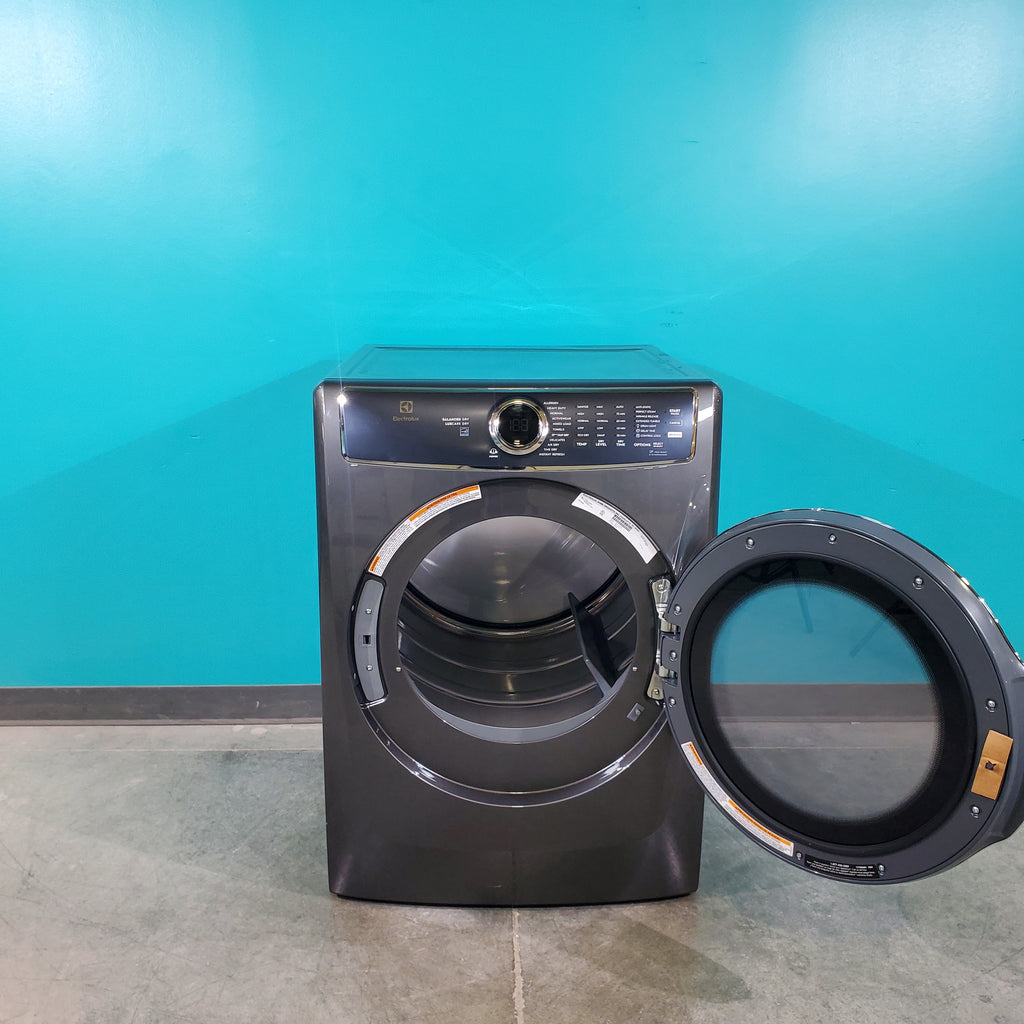 Pictures of Titanium ENERGY STAR Electrolux 8.0 cu. ft. Front Load Electric Dryer with Perfect Steam - Scratch & Dent - Minor - Neu Appliance Outlet - Discount Appliance Outlet in Austin, Tx