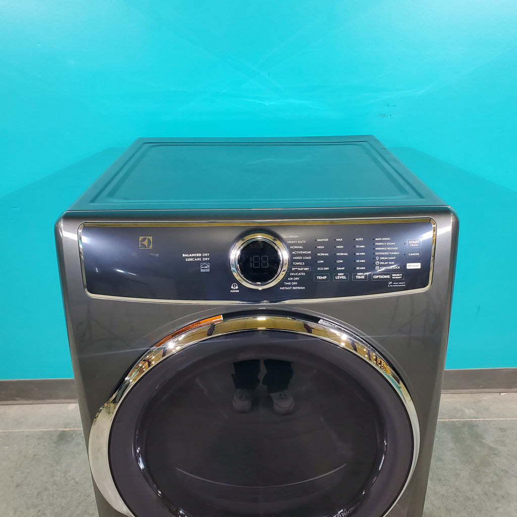 Pictures of Titanium ENERGY STAR Electrolux 8.0 cu. ft. Front Load Electric Dryer with Perfect Steam - Scratch & Dent - Minor - Neu Appliance Outlet - Discount Appliance Outlet in Austin, Tx