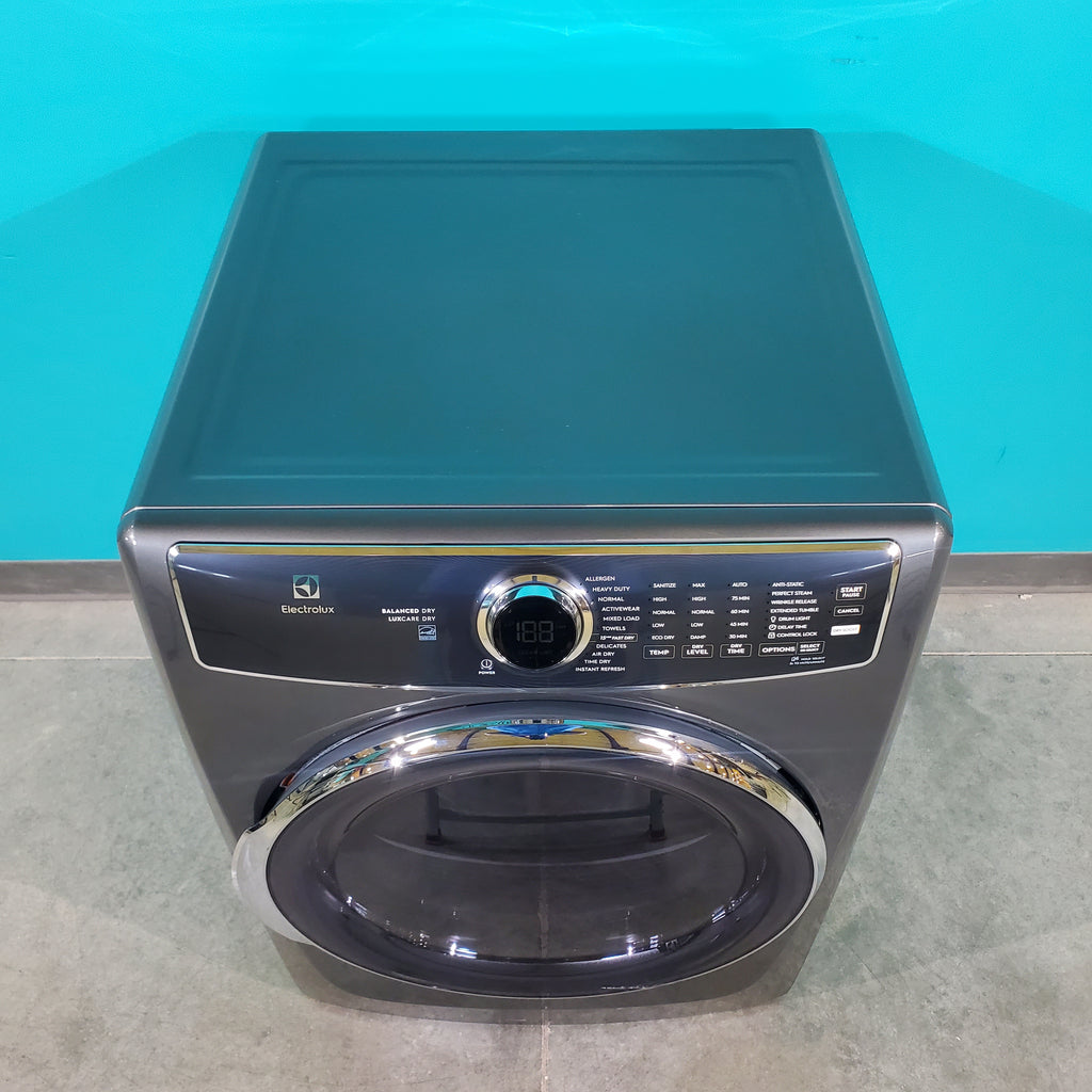 Pictures of Titanium ENERGY STAR Electrolux 8.0 cu. ft. Front Load Electric Dryer with Perfect Steam - Scratch & Dent - Minor - Neu Appliance Outlet - Discount Appliance Outlet in Austin, Tx