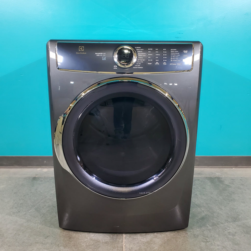 Pictures of Titanium ENERGY STAR Electrolux 8.0 cu. ft. Front Load Electric Dryer with Perfect Steam - Scratch & Dent - Minor - Neu Appliance Outlet - Discount Appliance Outlet in Austin, Tx