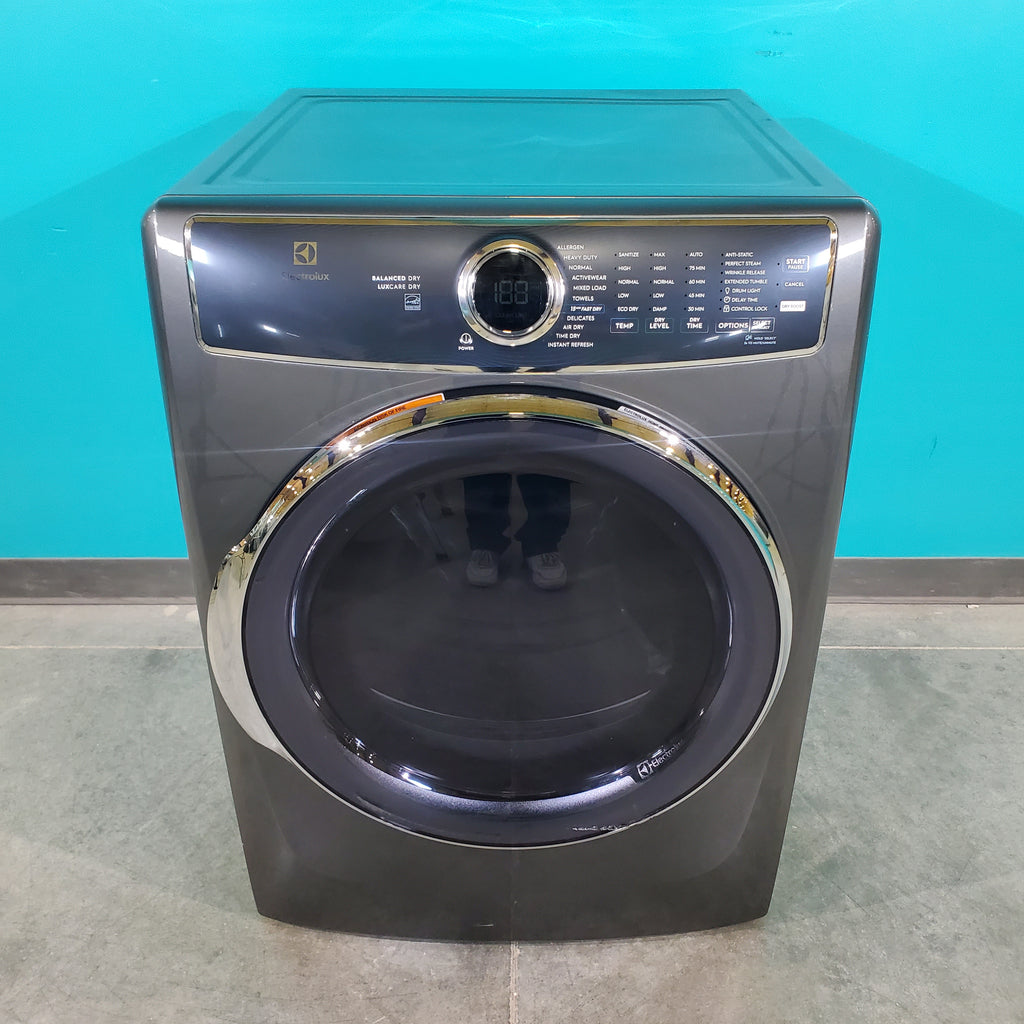 Pictures of Titanium ENERGY STAR Electrolux 8.0 cu. ft. Front Load Electric Dryer with Perfect Steam - Scratch & Dent - Minor - Neu Appliance Outlet - Discount Appliance Outlet in Austin, Tx