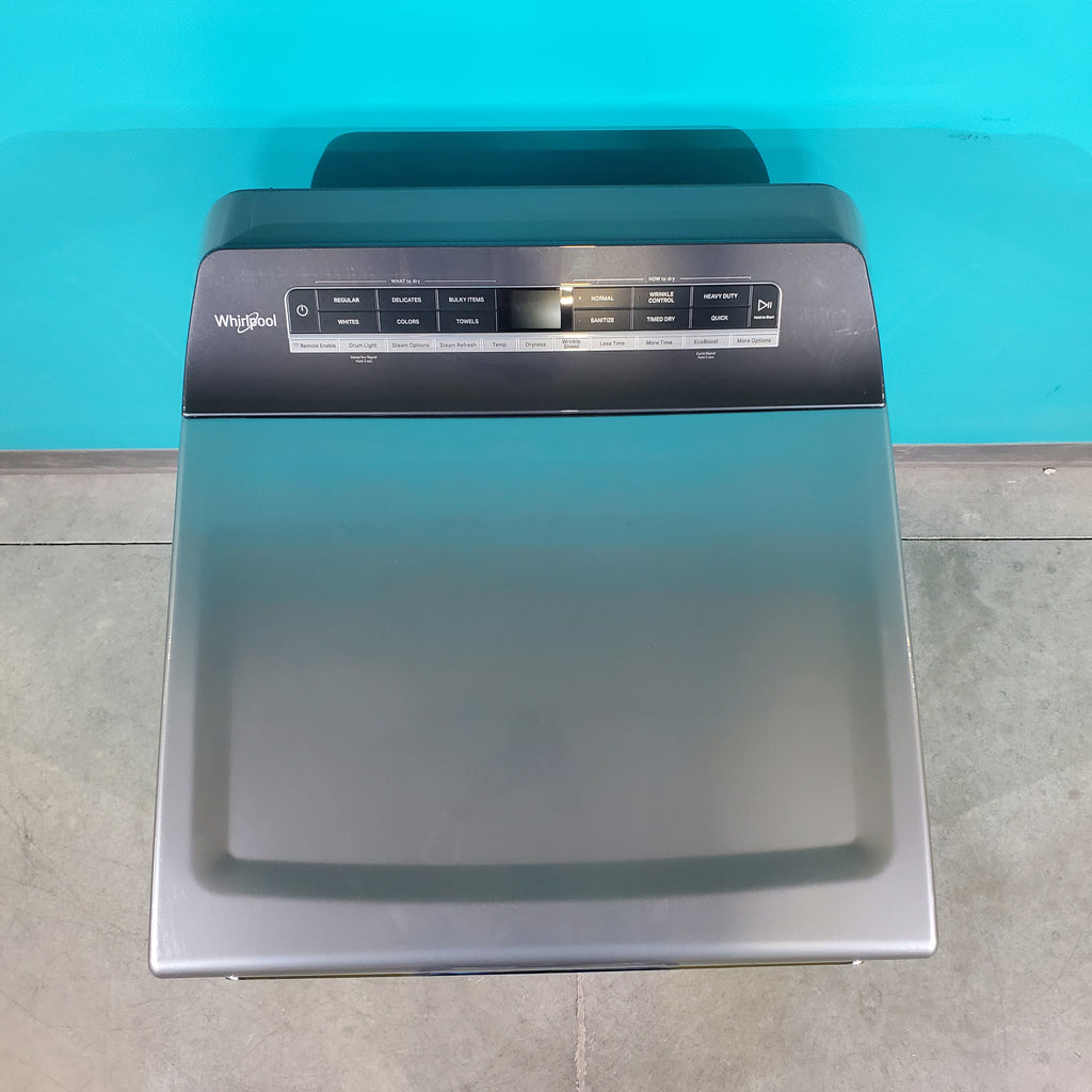 Pictures of Chrome Shadow ENERGY STAR Whirlpool 7.4 cu. ft. Smart Steam Gas Dryer with Steam - Scratch & Dent - Minor - Neu Appliance Outlet - Discount Appliance Outlet in Austin, Tx