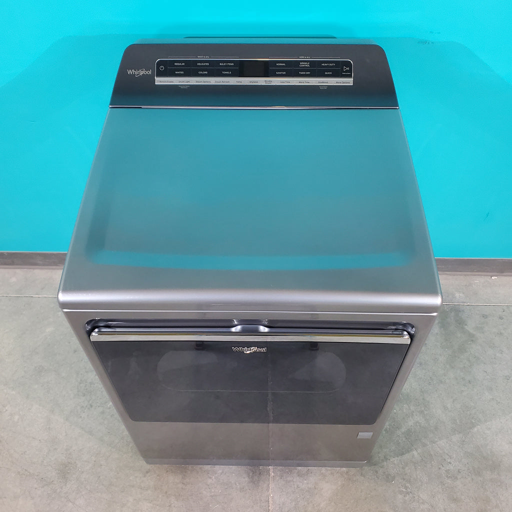 Pictures of Chrome Shadow ENERGY STAR Whirlpool 7.4 cu. ft. Smart Steam Gas Dryer with Steam - Scratch & Dent - Minor - Neu Appliance Outlet - Discount Appliance Outlet in Austin, Tx