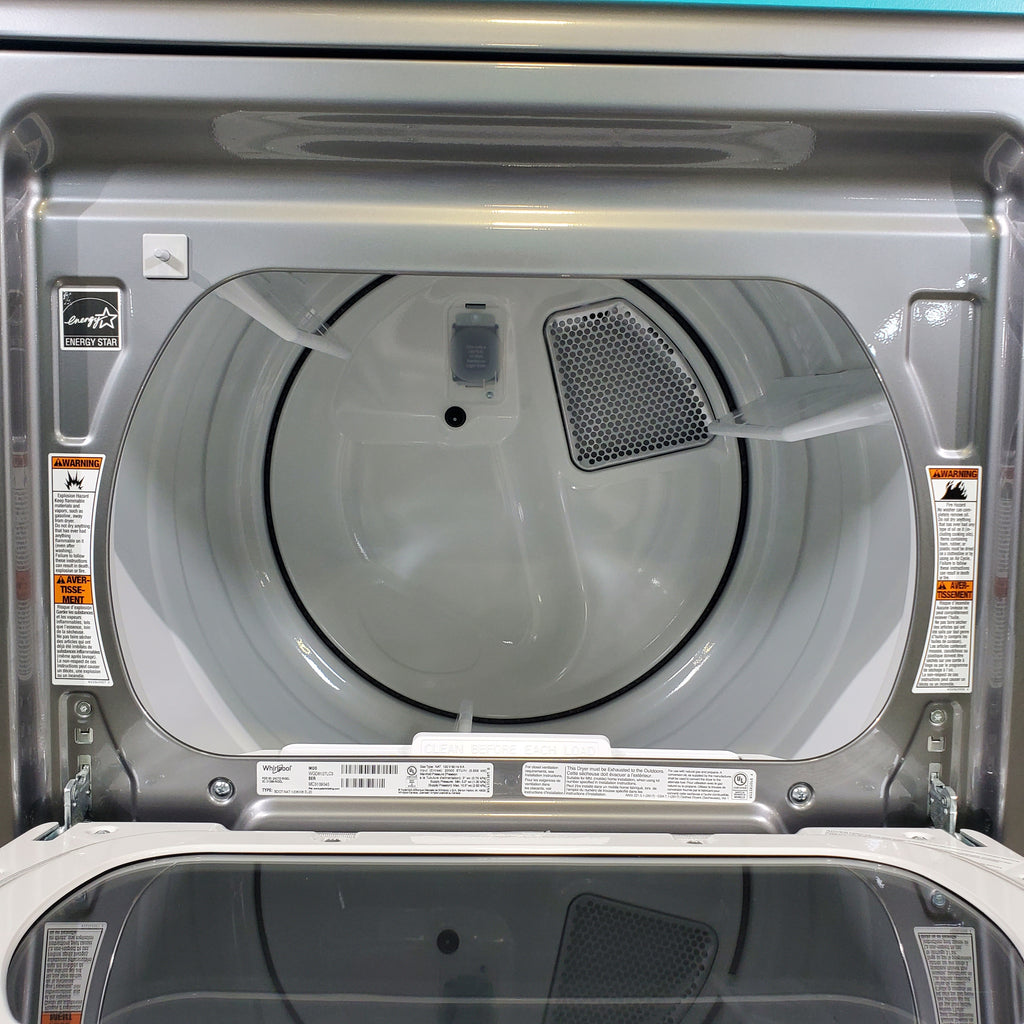 Pictures of Chrome Shadow ENERGY STAR Whirlpool 7.4 cu. ft. Smart Steam Gas Dryer with Steam - Scratch & Dent - Minor - Neu Appliance Outlet - Discount Appliance Outlet in Austin, Tx