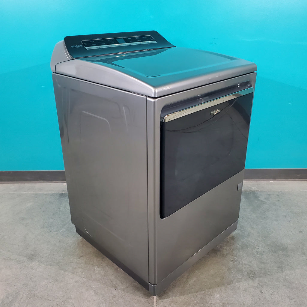 Pictures of Chrome Shadow ENERGY STAR Whirlpool 7.4 cu. ft. Smart Steam Gas Dryer with Steam - Scratch & Dent - Minor - Neu Appliance Outlet - Discount Appliance Outlet in Austin, Tx