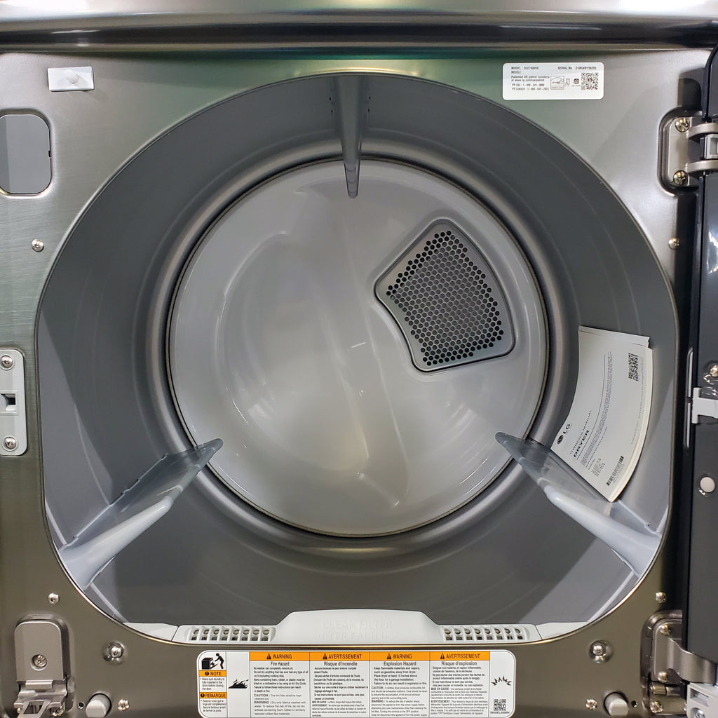 Pictures of Graphite Steel ENERGY STAR LG 7.3 cu. ft. Electric Dryer with EasyLoad Door - Scratch & Dent - Minor - Neu Appliance Outlet - Discount Appliance Outlet in Austin, Tx