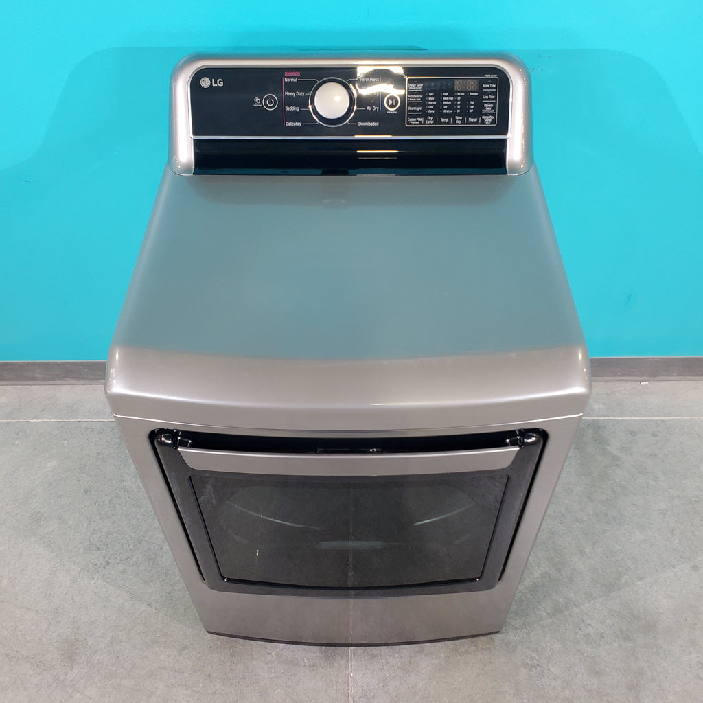 Pictures of Graphite Steel ENERGY STAR LG 7.3 cu. ft. Electric Dryer with EasyLoad Door - Scratch & Dent - Minor - Neu Appliance Outlet - Discount Appliance Outlet in Austin, Tx