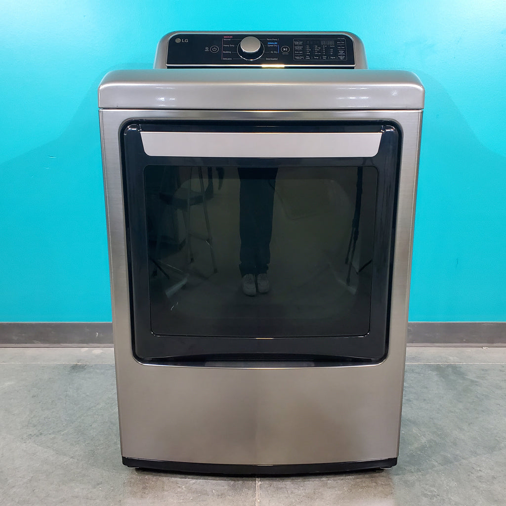 Pictures of Graphite Steel ENERGY STAR LG 7.3 cu. ft. Electric Dryer with EasyLoad Door - Scratch & Dent - Minor - Neu Appliance Outlet - Discount Appliance Outlet in Austin, Tx