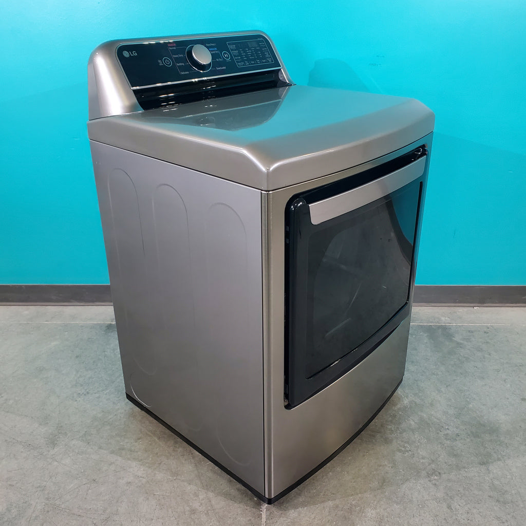 Pictures of Graphite Steel ENERGY STAR LG 7.3 cu. ft. Electric Dryer with EasyLoad Door - Scratch & Dent - Minor - Neu Appliance Outlet - Discount Appliance Outlet in Austin, Tx