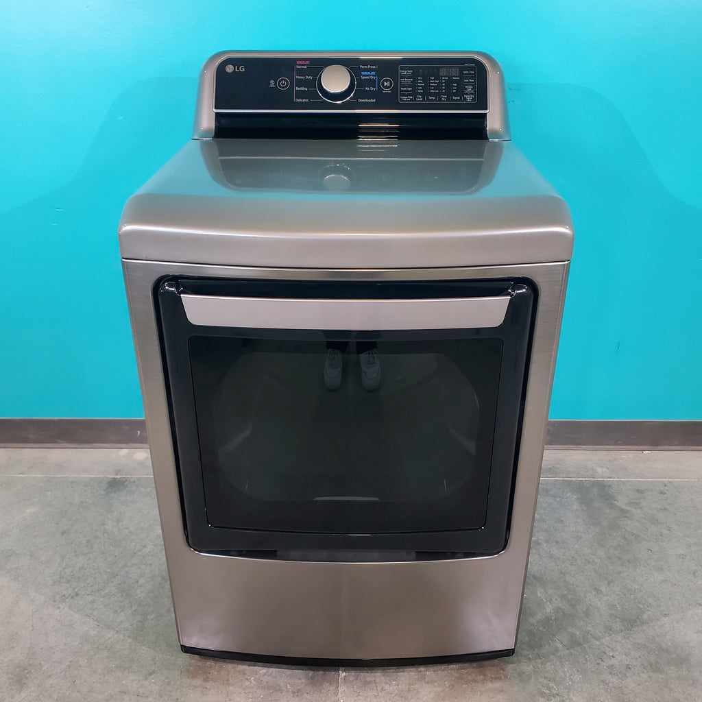 Pictures of Graphite Steel ENERGY STAR LG 7.3 cu. ft. Electric Dryer with EasyLoad Door - Scratch & Dent - Minor - Neu Appliance Outlet - Discount Appliance Outlet in Austin, Tx