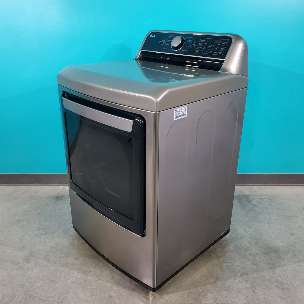 Pictures of Graphite Steel ENERGY STAR LG 7.3 cu. ft. Electric Dryer with EasyLoad Door - Scratch & Dent - Minor - Neu Appliance Outlet - Discount Appliance Outlet in Austin, Tx