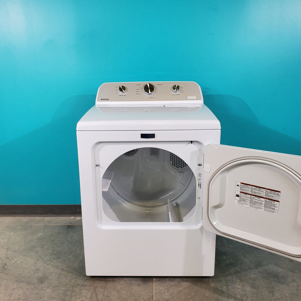 Pictures of Maytag 7.0 cu. ft. Electric Dryer with Reversible Door - Scratch & Dent - Minor - Neu Appliance Outlet - Discount Appliance Outlet in Austin, Tx