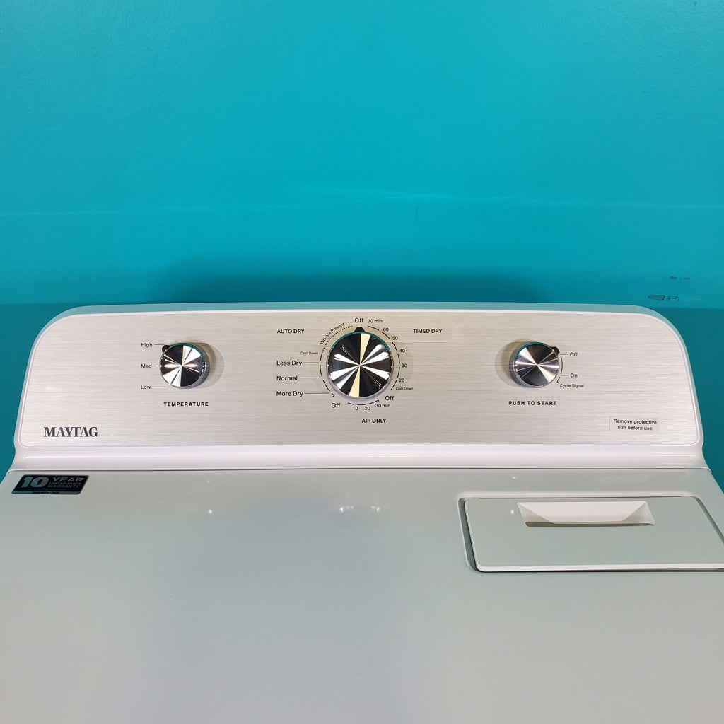 Pictures of Maytag 7.0 cu. ft. Electric Dryer with Reversible Door - Scratch & Dent - Minor - Neu Appliance Outlet - Discount Appliance Outlet in Austin, Tx