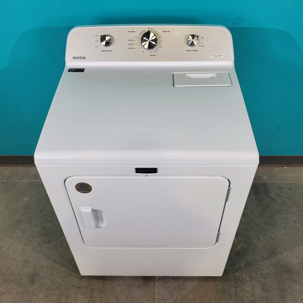 Pictures of Maytag 7.0 cu. ft. Electric Dryer with Reversible Door - Scratch & Dent - Minor - Neu Appliance Outlet - Discount Appliance Outlet in Austin, Tx