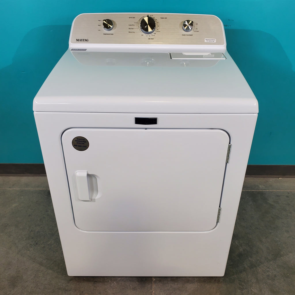 Pictures of Maytag 7.0 cu. ft. Electric Dryer with Reversible Door - Scratch & Dent - Minor - Neu Appliance Outlet - Discount Appliance Outlet in Austin, Tx