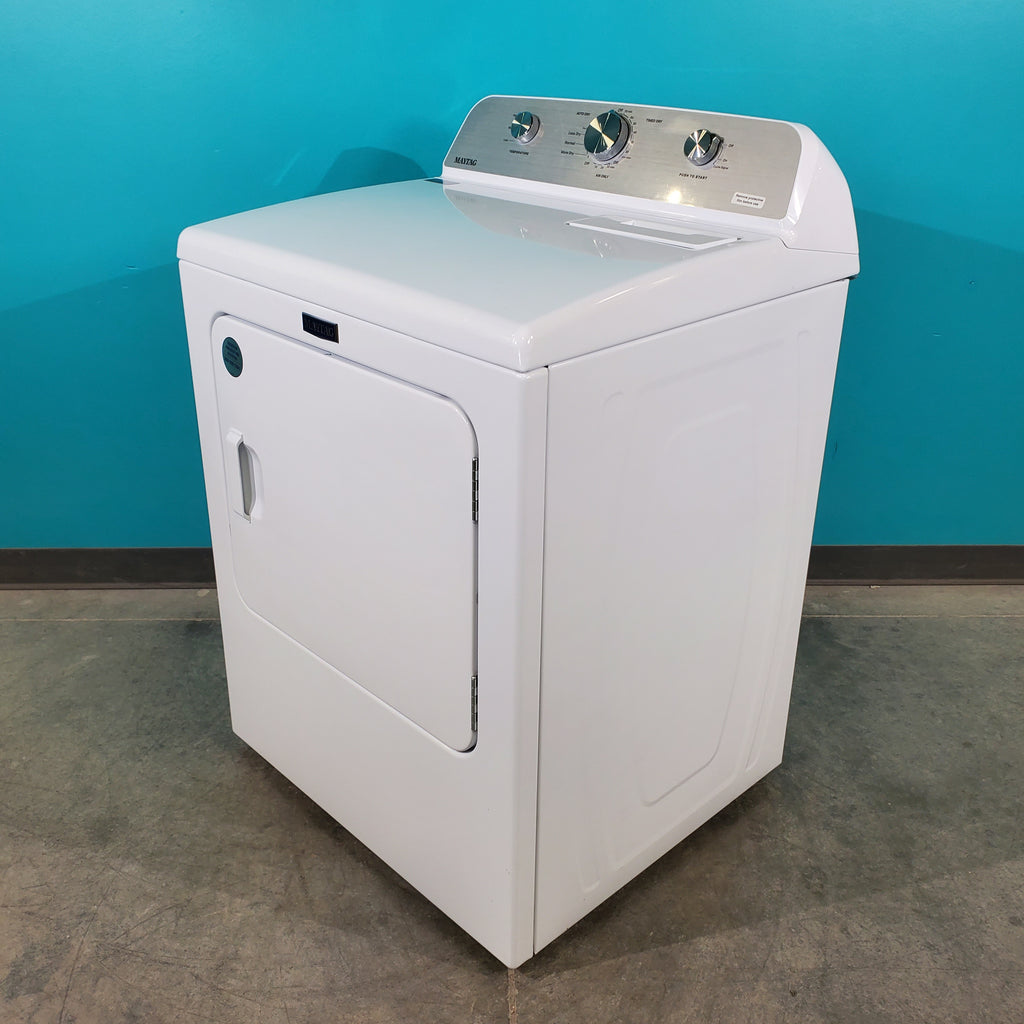 Pictures of Maytag 7.0 cu. ft. Electric Dryer with Reversible Door - Scratch & Dent - Minor - Neu Appliance Outlet - Discount Appliance Outlet in Austin, Tx