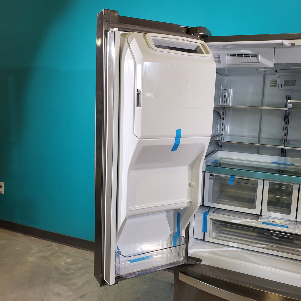 Pictures of Fingerprint-Resistant Stainless Steel ENERGY STAR Whirlpool 26.8 cu. ft. Door 3 French Door Refrigerator with Dual Ice Makers - Scratch & Dent - Minor - Neu Appliance Outlet - Discount Appliance Outlet in Austin, Tx