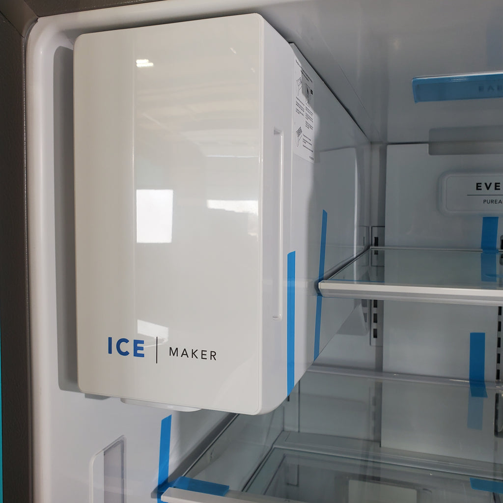 Pictures of Stainless Steel ENERGY STAR Frigidaire 27.8 cu. ft. 3 Door French Door Refrigerator with Exterior Water and Ice Dispenser - Scratch & Dent - Minor - Neu Appliance Outlet - Discount Appliance Outlet in Austin, Tx