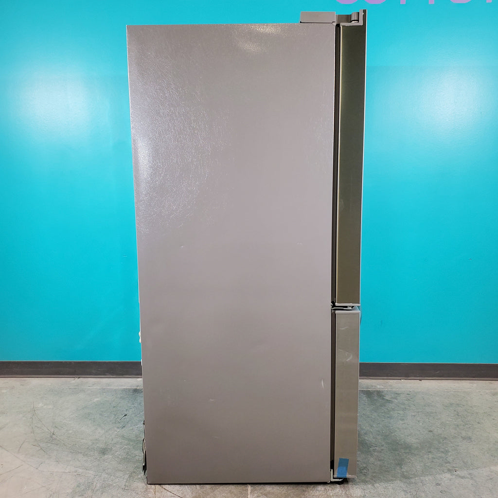 Pictures of Stainless Steel ENERGY STAR Frigidaire 27.8 cu. ft. 3 Door French Door Refrigerator with Exterior Water and Ice Dispenser - Scratch & Dent - Minor - Neu Appliance Outlet - Discount Appliance Outlet in Austin, Tx