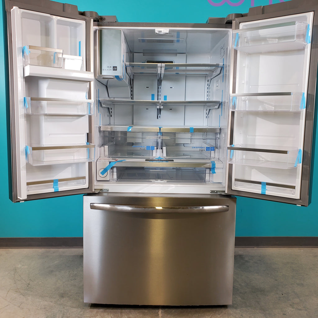 Pictures of Stainless Steel ENERGY STAR Frigidaire Gallery 27.8 cu. ft. 3 Door French Door Refrigerator Refrigerator with Dual Ice Maker- Scratch & Dent - Minor - Neu Appliance Outlet - Discount Appliance Outlet in Austin, Tx