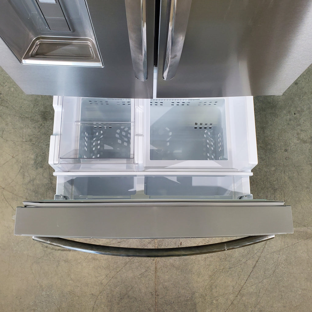 Pictures of Stainless Steel ENERGY STAR Frigidaire Gallery 27.8 cu. ft. 3 Door French Door Refrigerator Refrigerator with Dual Ice Maker- Scratch & Dent - Minor - Neu Appliance Outlet - Discount Appliance Outlet in Austin, Tx