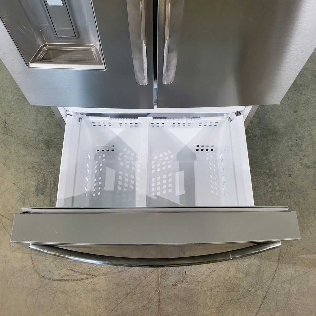 Pictures of Stainless Steel ENERGY STAR Frigidaire Gallery 27.8 cu. ft. 3 Door French Door Refrigerator Refrigerator with Dual Ice Maker- Scratch & Dent - Minor - Neu Appliance Outlet - Discount Appliance Outlet in Austin, Tx