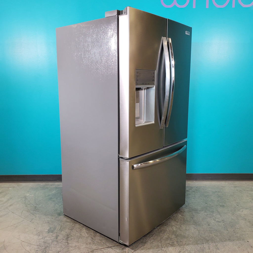 Pictures of Stainless Steel ENERGY STAR Frigidaire Gallery 27.8 cu. ft. 3 Door French Door Refrigerator Refrigerator with Dual Ice Maker- Scratch & Dent - Minor - Neu Appliance Outlet - Discount Appliance Outlet in Austin, Tx