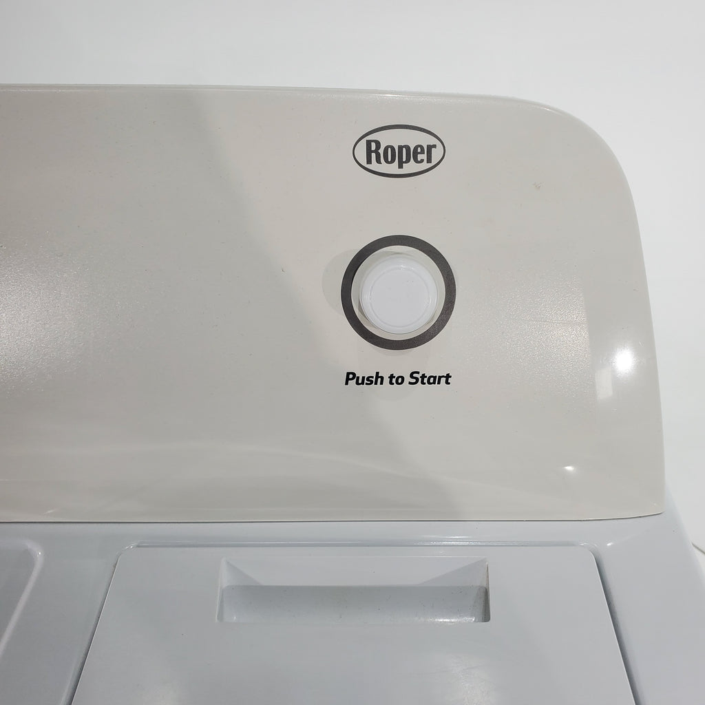 Pictures of High Efficiency Roper 3.5 cu. ft. Top Load Washer with Deep Water Wash Option and Roper 6.5 cu ft Electric Dryer with Automatic Dry- Certified Refurbished - Neu Appliance Outlet - Discount Appliance Outlet in Austin, Tx