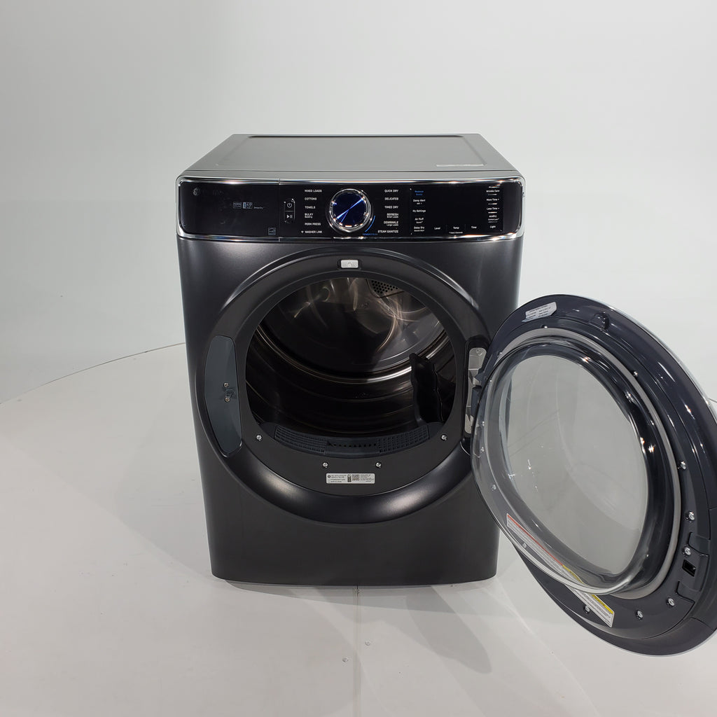 Pictures of Carbon Graphite ENERGY STAR GE 7.8 cu. ft. Front Load Gas Dryer with Power Steam- Scratch & Dent - Minor - Neu Appliance Outlet - Discount Appliance Outlet in Austin, Tx