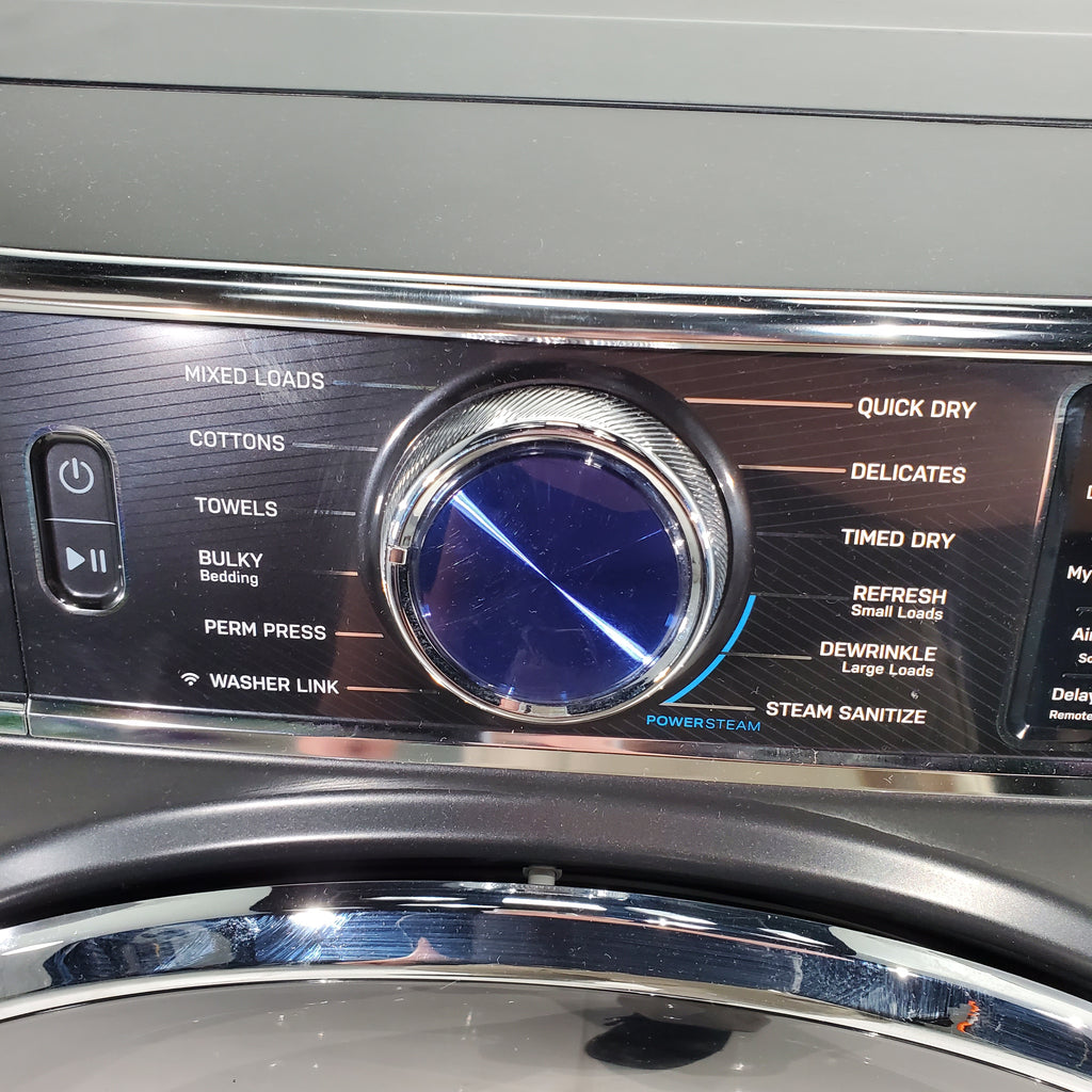 Pictures of Carbon Graphite ENERGY STAR GE 7.8 cu. ft. Front Load Gas Dryer with Power Steam- Scratch & Dent - Minor - Neu Appliance Outlet - Discount Appliance Outlet in Austin, Tx