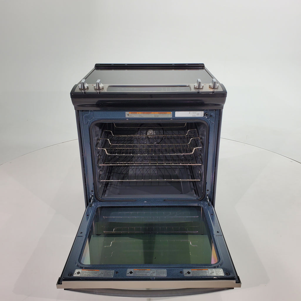 Pictures of Fingerprint Resistant Stainless Steel Whirlpool 6.4 cu. ft. 5 Heating Element Slide In Electric Range with Air Fry - Scratch & Dent - Minor - Neu Appliance Outlet - Discount Appliance Outlet in Austin, Tx