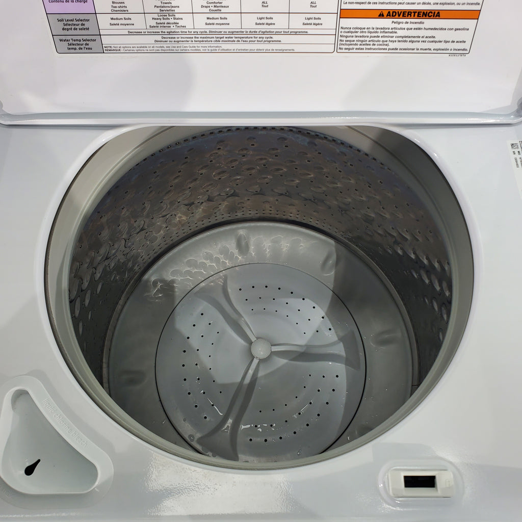 Pictures of High Efficiency Whirlpool 4.3 cu. ft. Top Load Washing Machine with Deep Water Wash and Whirlpool 7.0 cu. ft. Steam Electric Dryer With Steam Refresh Feature- Certified Refurbished - Neu Appliance Outlet - Discount Appliance Outlet in Austin, Tx