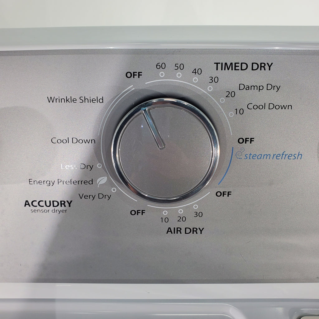 Pictures of High Efficiency Whirlpool 4.3 cu. ft. Top Load Washing Machine with Deep Water Wash and Whirlpool 7.0 cu. ft. Steam Electric Dryer With Steam Refresh Feature- Certified Refurbished - Neu Appliance Outlet - Discount Appliance Outlet in Austin, Tx