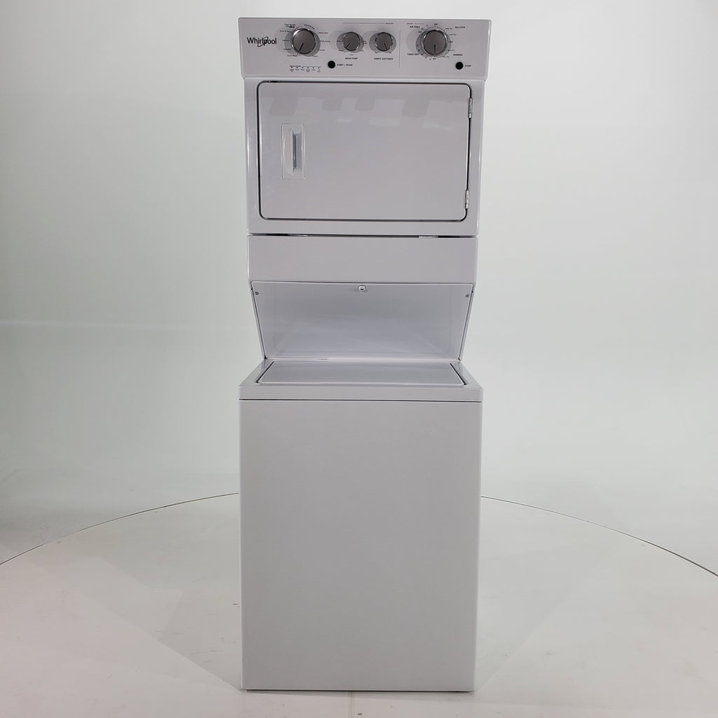 Pictures of 28 in. Wide Whirlpool 3.5 cu. ft. Washer and 5.9 cu. ft. Electric Dryer Laundry Center with AutoDry Drying System- Certified Refurbished - Neu Appliance Outlet - Discount Appliance Outlet in Austin, Tx