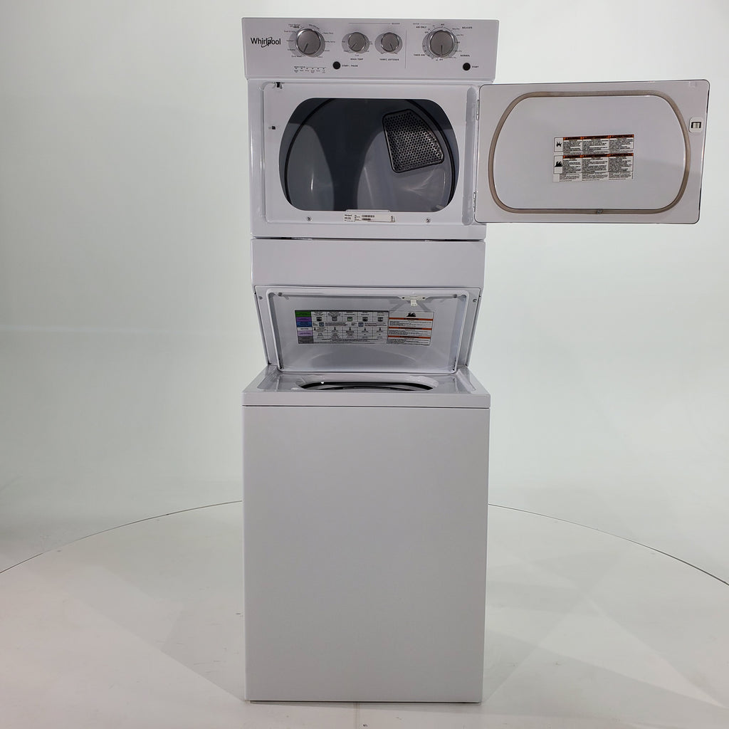 Pictures of 28 in. Wide Whirlpool 3.5 cu. ft. Washer and 5.9 cu. ft. Electric Dryer Laundry Center with AutoDry Drying System- Certified Refurbished - Neu Appliance Outlet - Discount Appliance Outlet in Austin, Tx