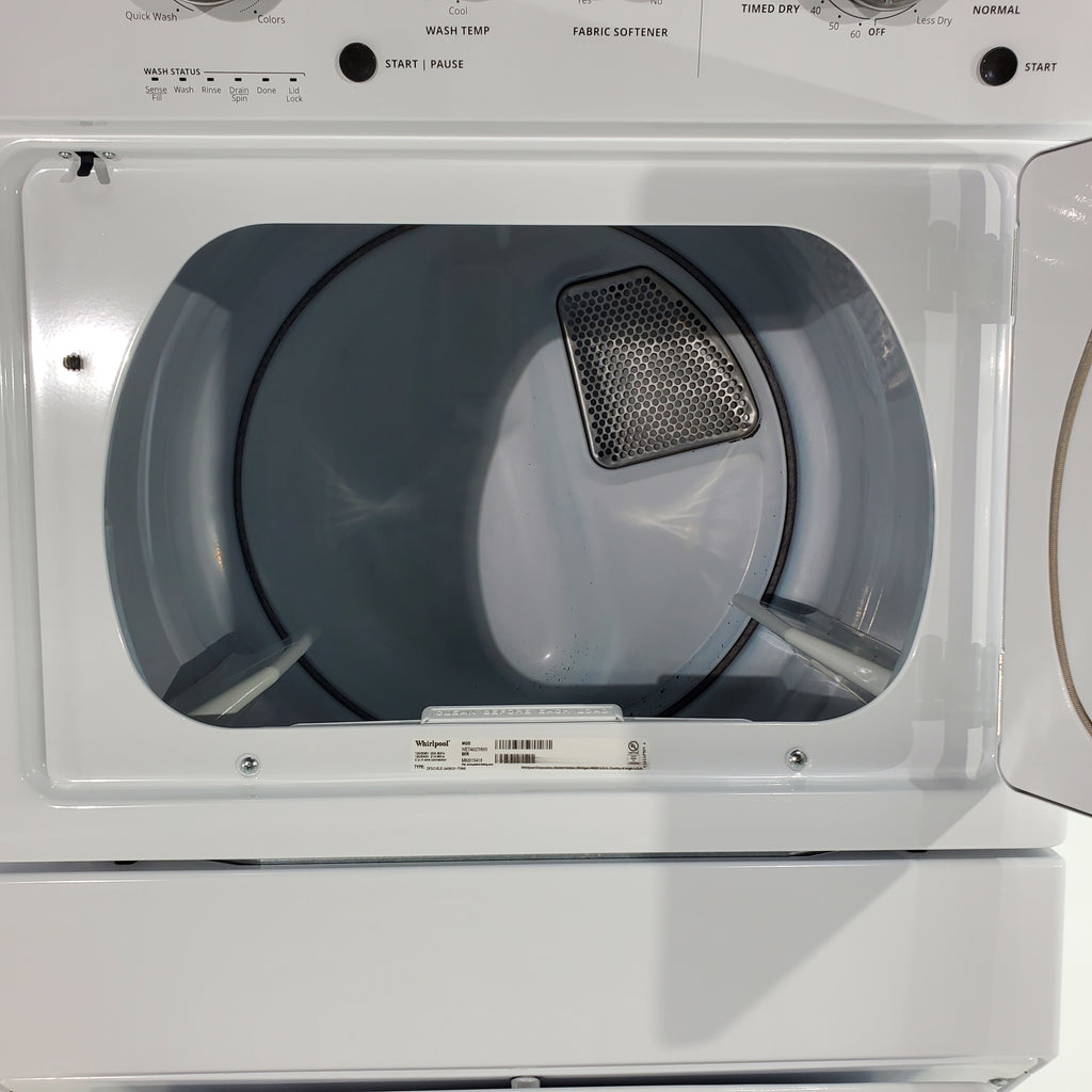 Pictures of 28 in. Wide Whirlpool 3.5 cu. ft. Washer and 5.9 cu. ft. Electric Dryer Laundry Center with AutoDry Drying System- Certified Refurbished - Neu Appliance Outlet - Discount Appliance Outlet in Austin, Tx