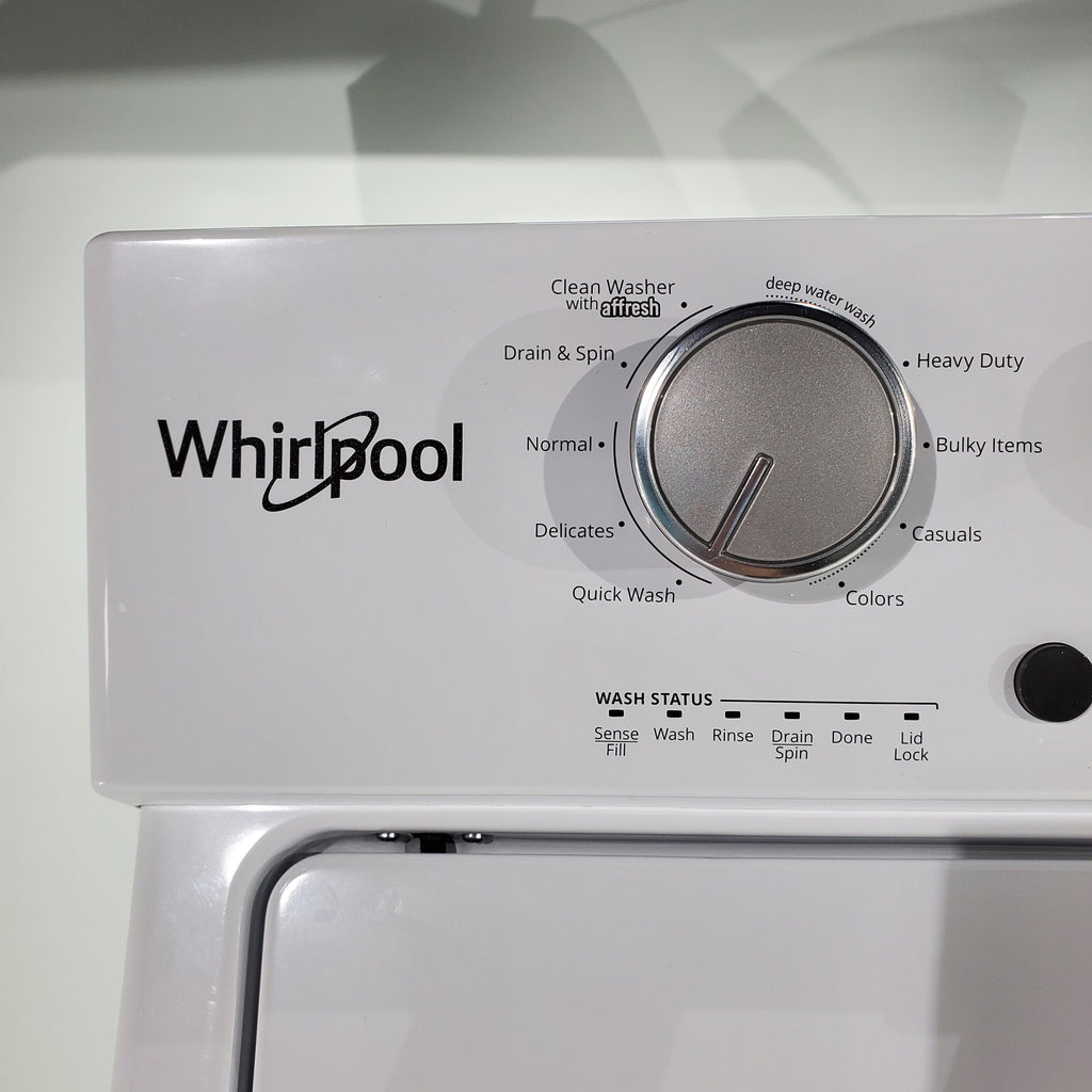 Pictures of 28 in. Wide Whirlpool 3.5 cu. ft. Washer and 5.9 cu. ft. Electric Dryer Laundry Center with AutoDry Drying System- Certified Refurbished - Neu Appliance Outlet - Discount Appliance Outlet in Austin, Tx