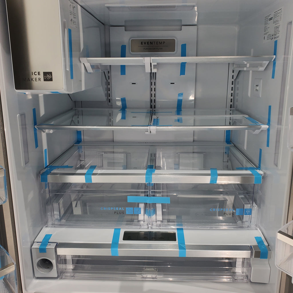 Pictures of Smudge-Proof Stainless Steel ENERGY STAR Frigidaire Gallery 27.8 cu. ft. 3 Door French Door Refrigerator with Dual Ice Maker- Scratch & Dent - Minor - Neu Appliance Outlet - Discount Appliance Outlet in Austin, Tx