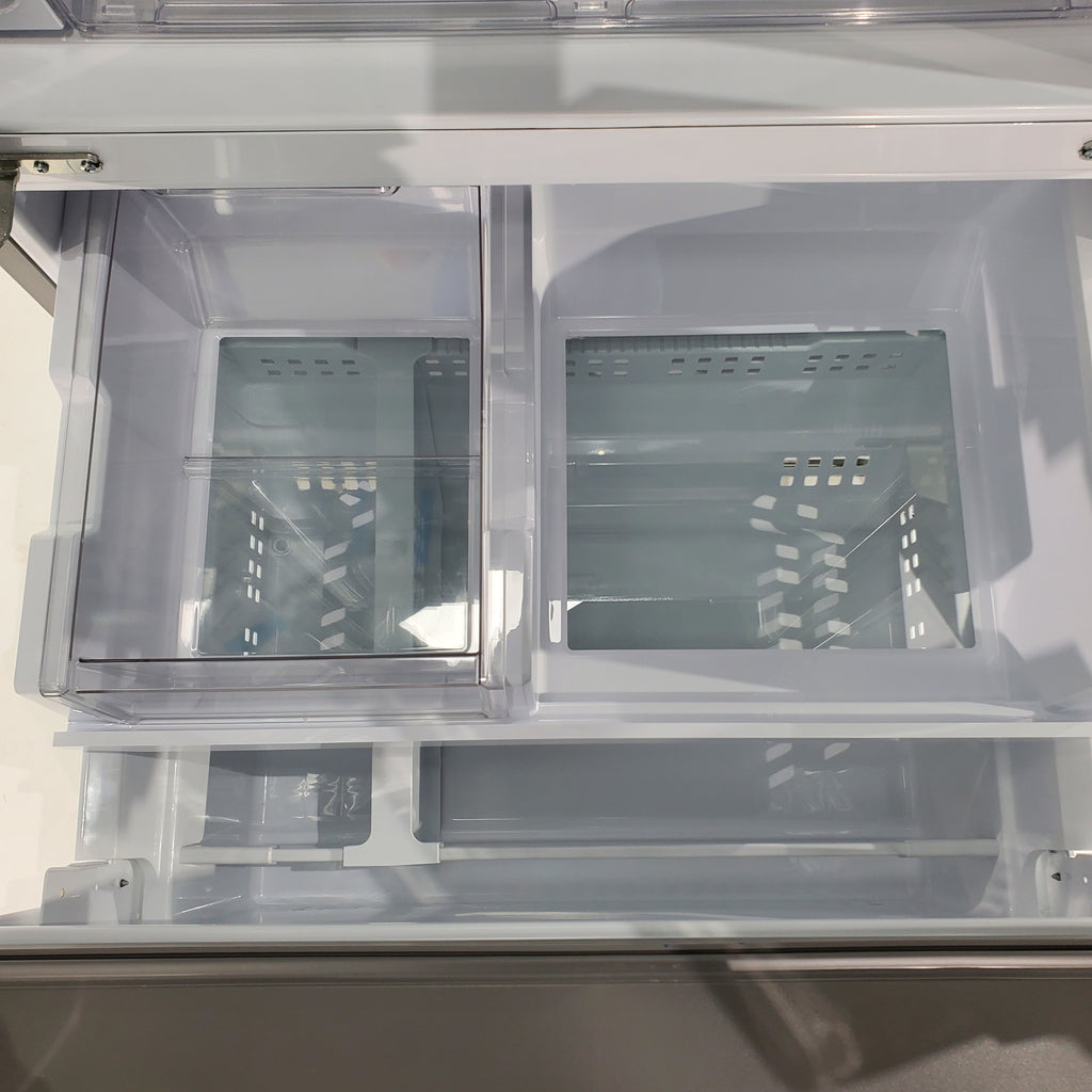 Pictures of Smudge-Proof Stainless Steel ENERGY STAR Frigidaire Gallery 27.8 cu. ft. 3 Door French Door Refrigerator with Dual Ice Maker- Scratch & Dent - Minor - Neu Appliance Outlet - Discount Appliance Outlet in Austin, Tx