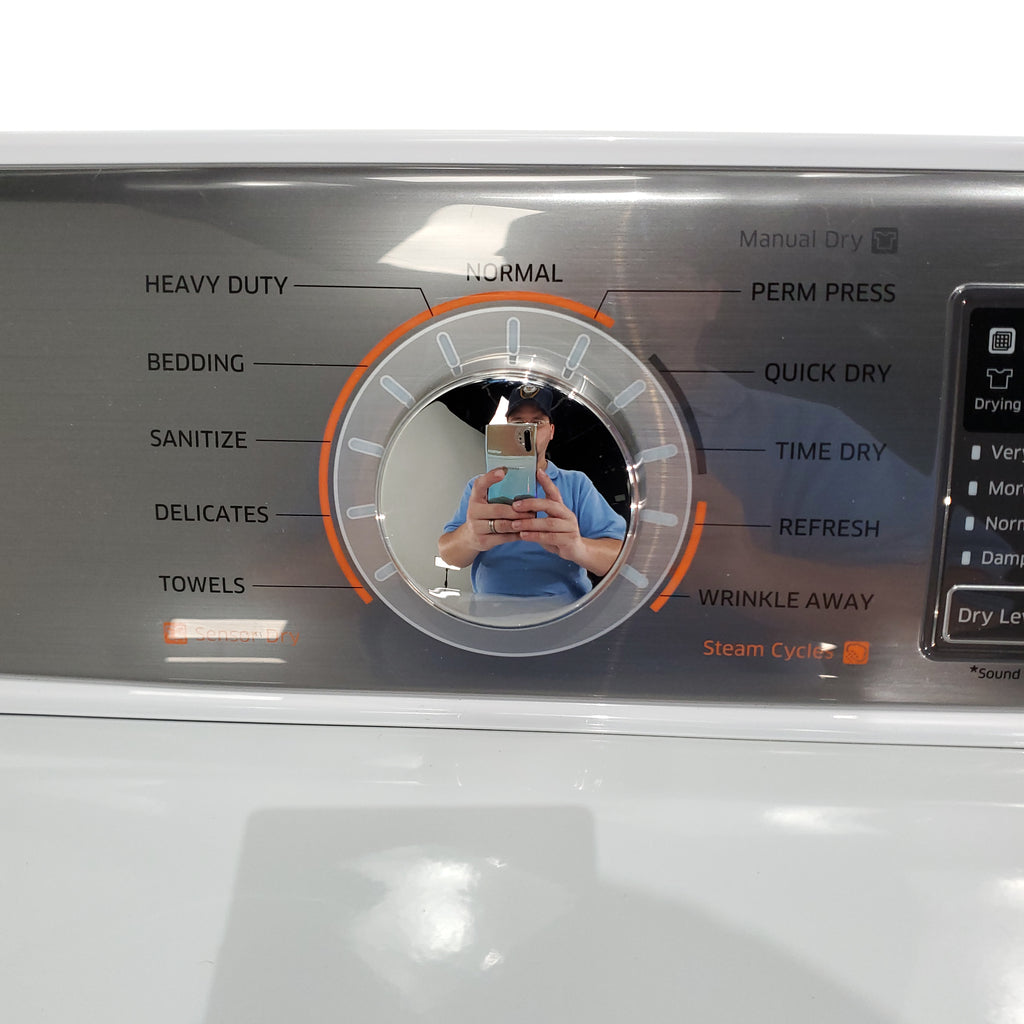 Pictures of Samsung 7.4 cu. ft. Electric Dryer with Steam- Certified Refurbished - Neu Appliance Outlet - Discount Appliance Outlet in Austin, Tx