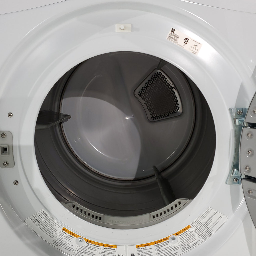 Pictures of White Kenmore Connect 7.3 cu. ft. Front Load Electric Dryer with My Cycle- Certified Refurbished - Neu Appliance Outlet - Discount Appliance Outlet in Austin, Tx