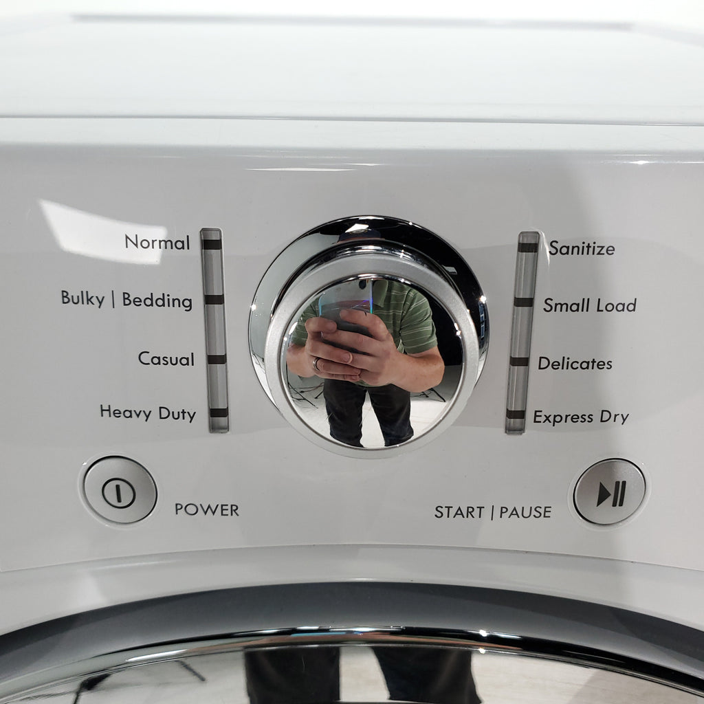 Pictures of White Kenmore Connect 7.3 cu. ft. Front Load Electric Dryer with My Cycle- Certified Refurbished - Neu Appliance Outlet - Discount Appliance Outlet in Austin, Tx
