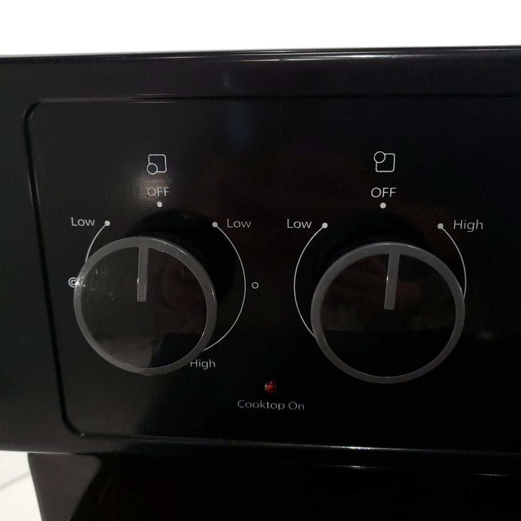 Pictures of Black Whirlpool 4.8 cu. ft. 4 Heating Element Freestanding Electric Range with Custom Broil- Certified Refurbished - Neu Appliance Outlet - Discount Appliance Outlet in Austin, Tx