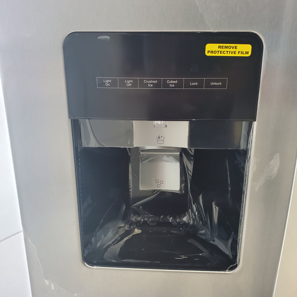 Pictures of Stainless Steel Whirlpool 24.6 cu. ft. Side By Side Refrigerator With Ice Maker - Open Box - Neu Appliance Outlet - Discount Appliance Outlet in Austin, Tx